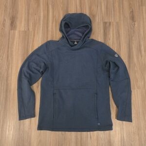Kuhl Spekter Hoodie Fleece Stretch Pullover Sweatshirt Navy Blue